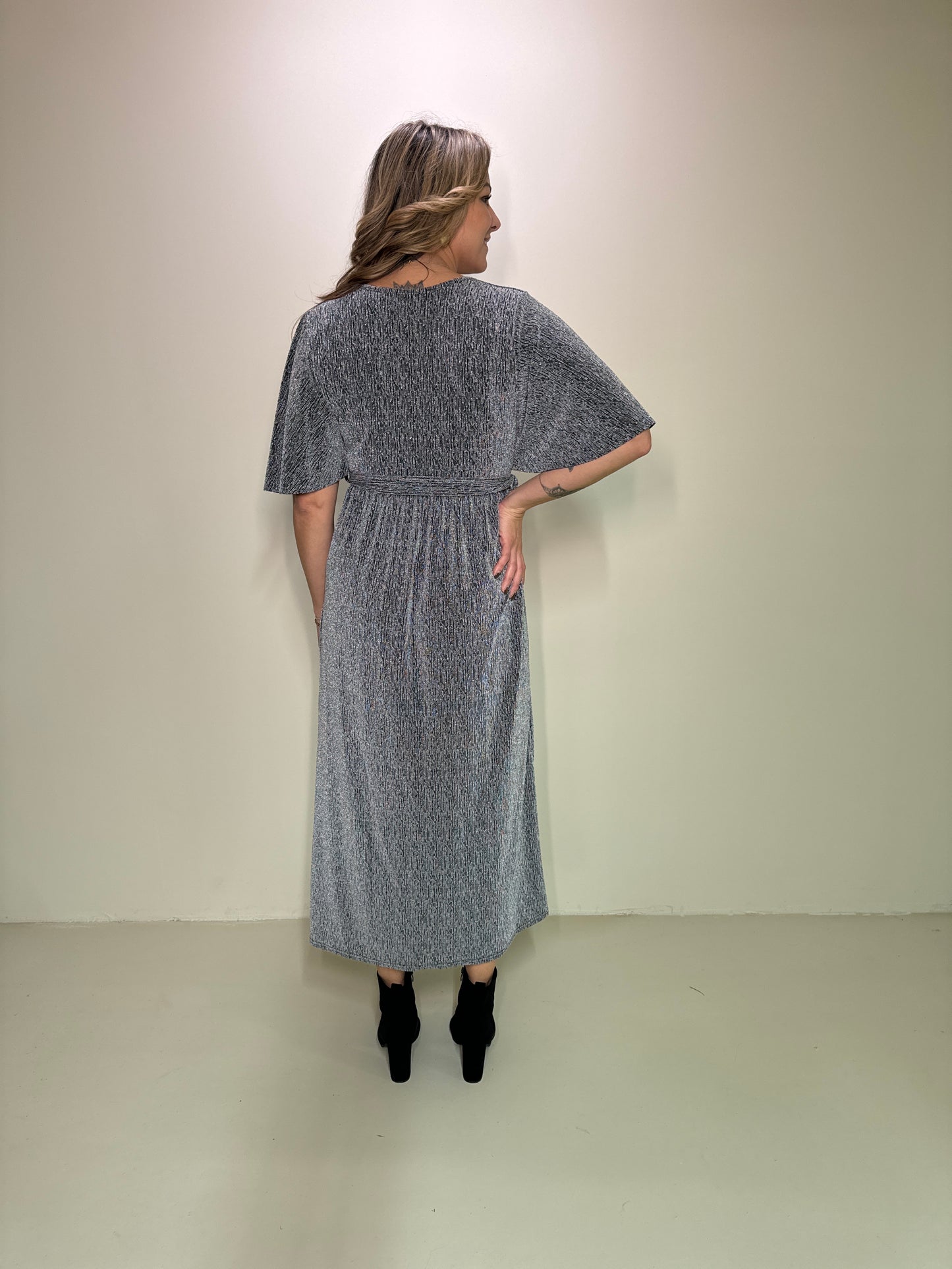 Maxi Jurk Liv Zilver