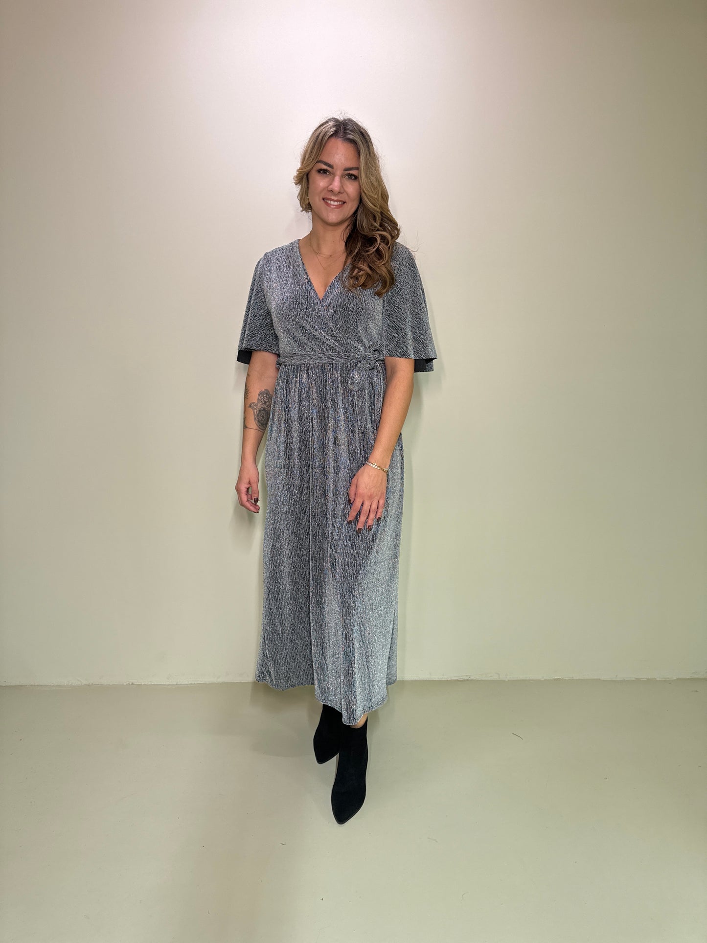 Maxi Jurk Liv Zilver