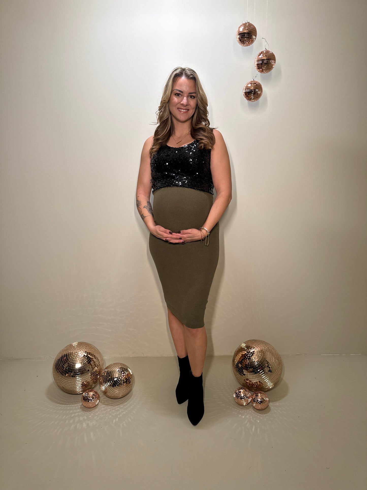 Glitzer-Top Emma Silber