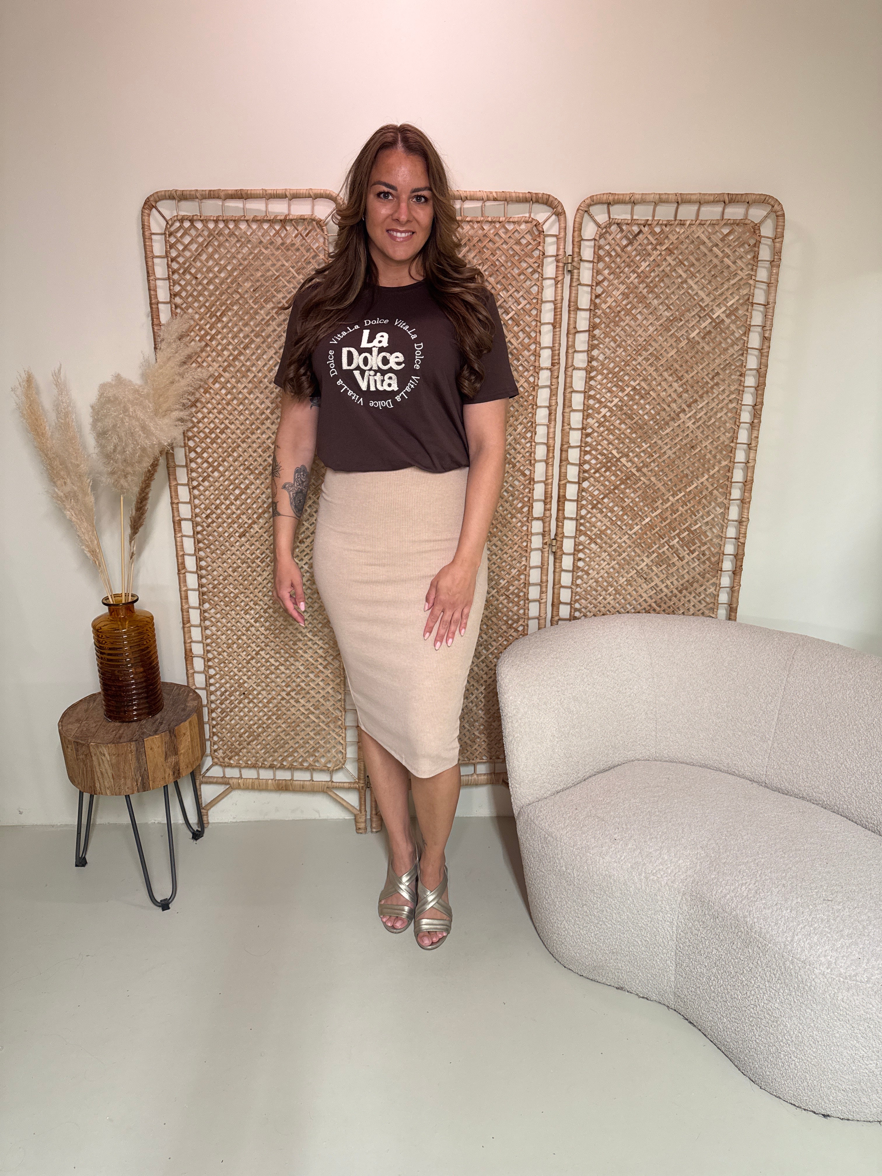 Rok Lot Beige