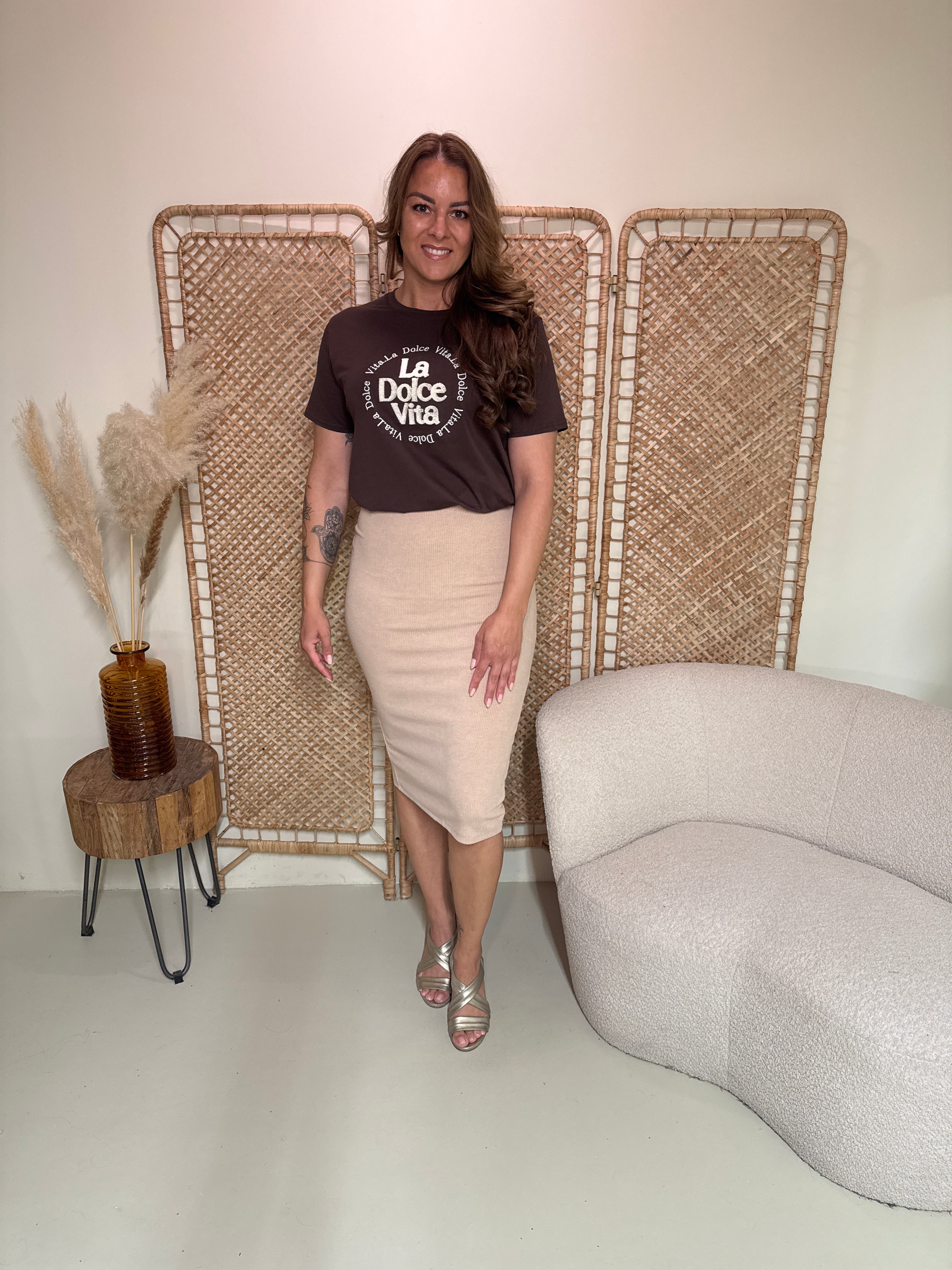 Rok Lot Beige