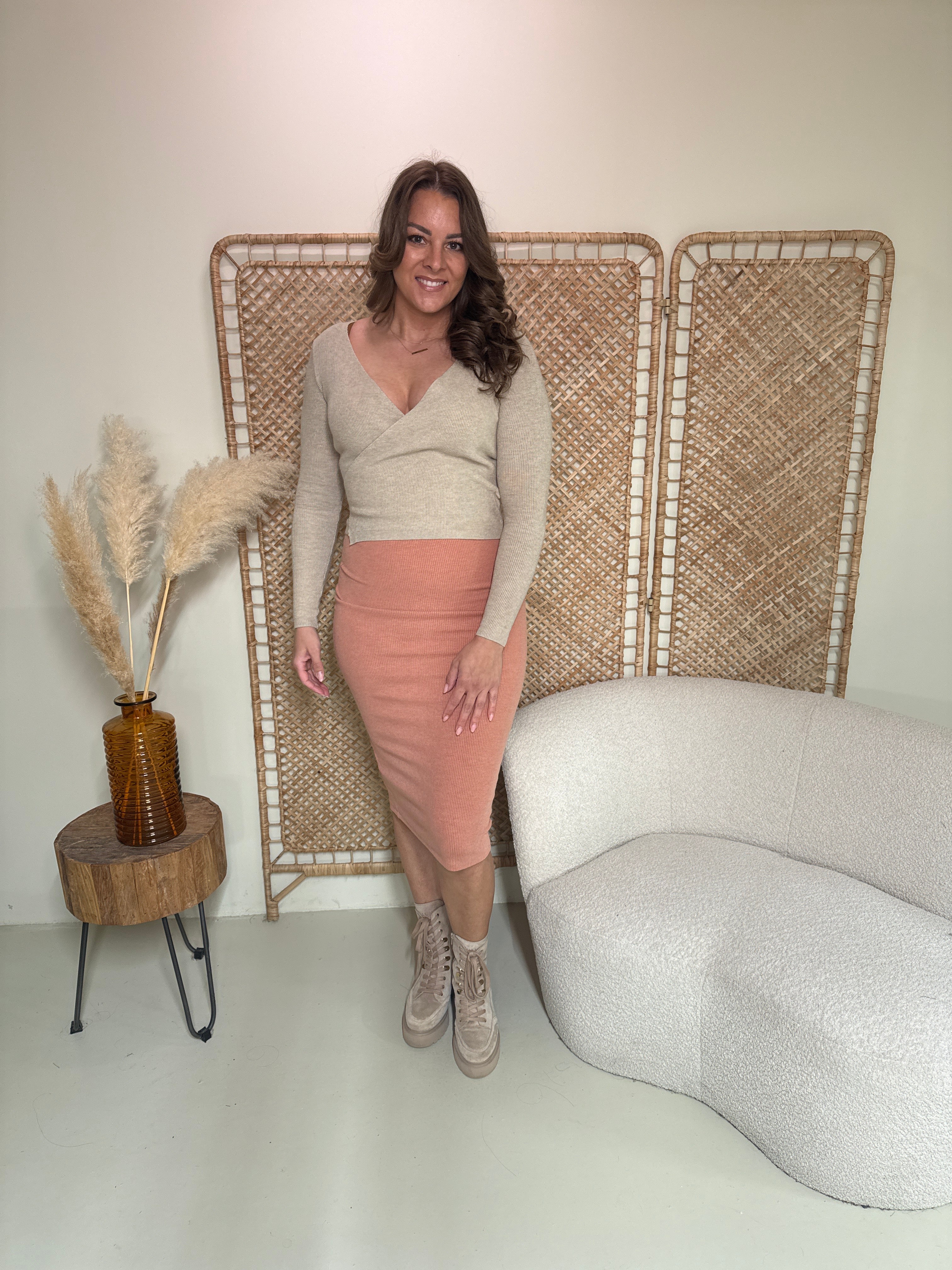 Wickeltop Dani Beige