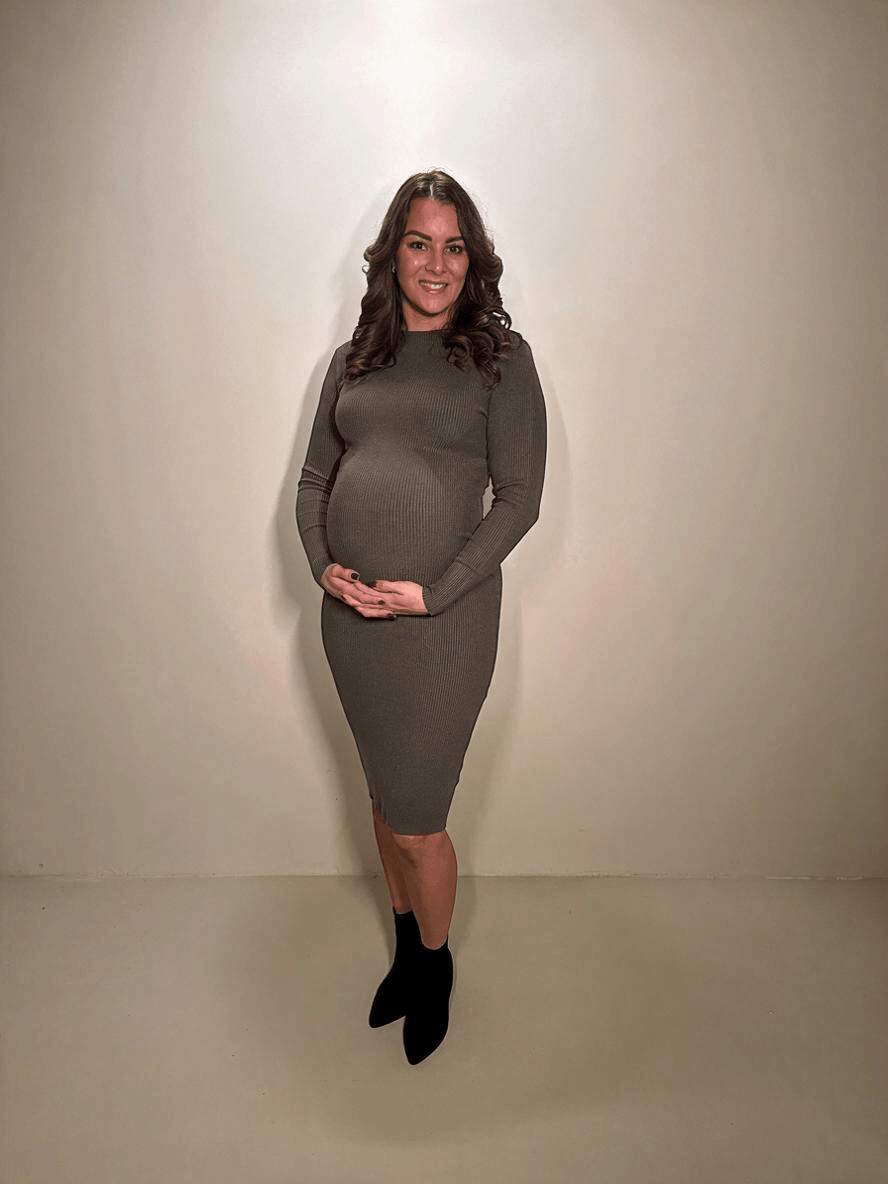 Rib Jurk Nova Groen - Just Favorites