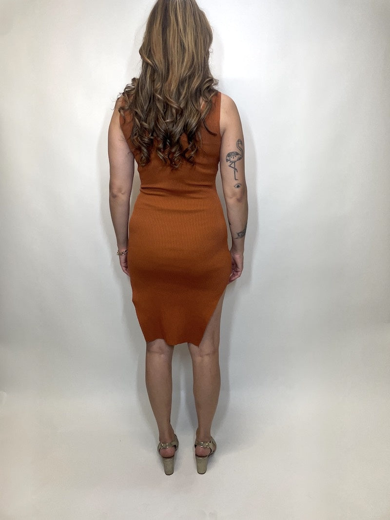 Jurk Gwen Roest