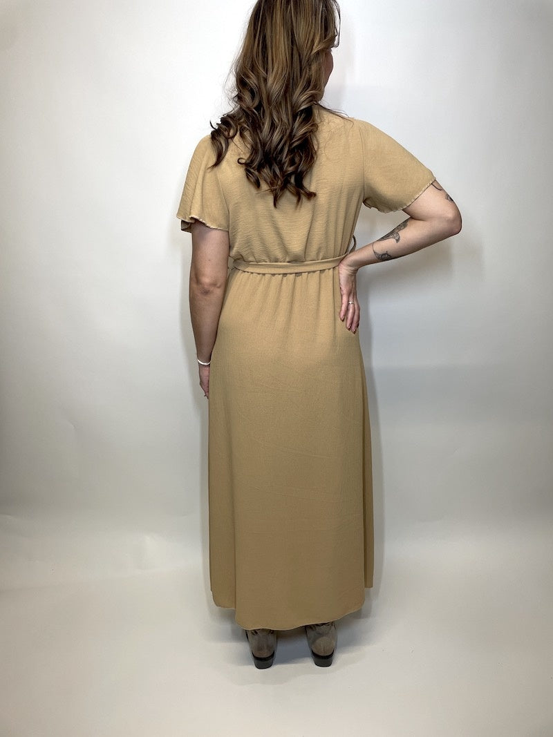 Maxi Jurk Lot Camel