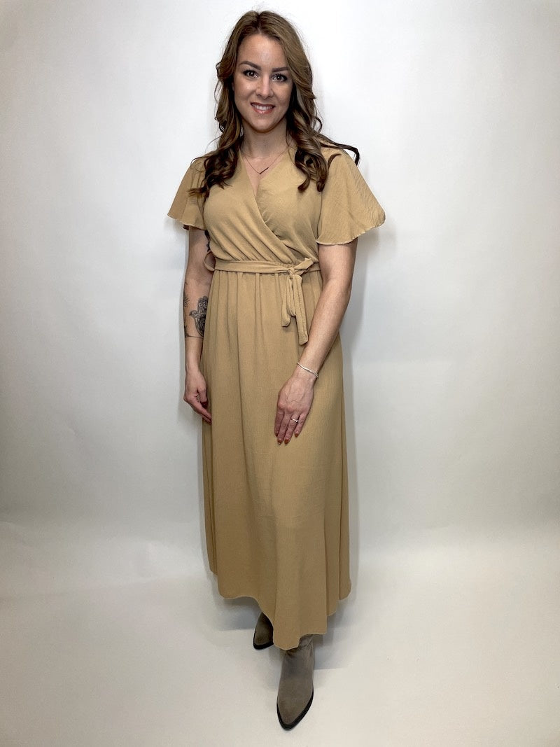 Maxi Jurk Lot Camel
