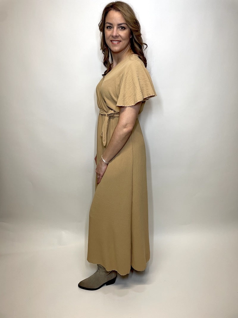 Maxi Jurk Lot Camel