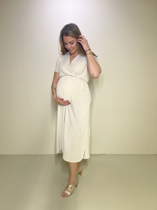 Maxi Jurk  Sara Beige